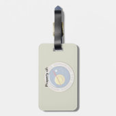 [200] NASA-Emblem [3D] Gepäckanhänger (Rückseite vertikal)