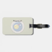 [200] NASA-Emblem [3D] Gepäckanhänger (Rückseite horizontal)