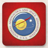 [200] NASA-Emblem [3D] Untersetzer (Vorderseite)