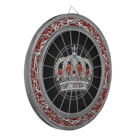 [200] Prinzessin King-Queen Crown [Silver] Dartscheibe (Vorderseite Links)