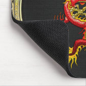 [200] Rote und Gelbe Drachen Mousepad (Ecke)