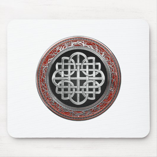 [200] Sacred Celtic Silver Knot Cross Mousepad (Vorne)