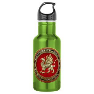 [200] Sacred Gold Griffin Edelstahlflasche