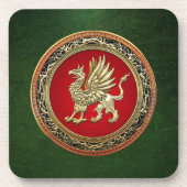 [200] Sacred Gold Griffin Getränkeuntersetzer (Vorderseite)