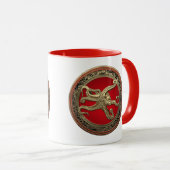[200] Sacred Gold Octopus in Defensive Posture Tasse (VorderseiteRechts)
