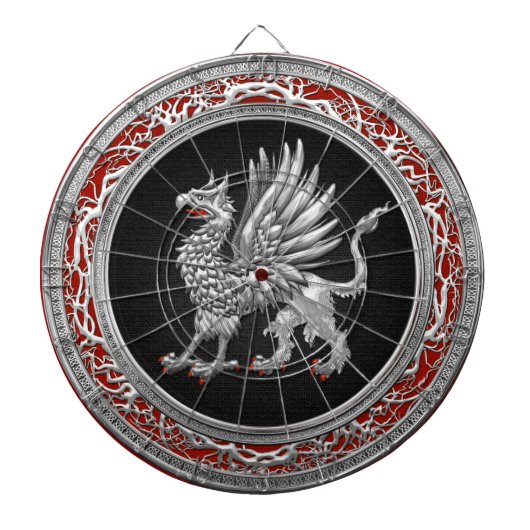 [200] Sacred Silver Griffin Dartscheibe (vorne)