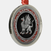 [200] Sacred Silver Griffin Silbernes Ornament (Rechts)