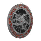 [200] Sacred Silver Octopus in Defensive Posture Dartscheibe (Vorderseite Links)