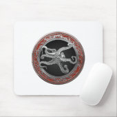 [200] Sacred Silver Octopus in Defensive Posture Mousepad (Mit Mouse)