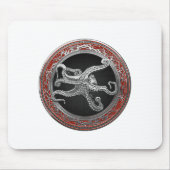 [200] Sacred Silver Octopus in Defensive Posture Mousepad (Vorne)