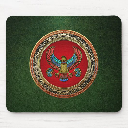 [200] Schatztruve: Ägyptischer Falken Mousepad (Vorne)