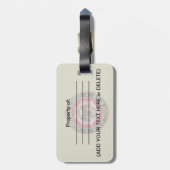 [200] Schottischer Rite Doppelkopfadler Gepäckanhänger (Rückseite vertikal)