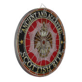 [200] Scottish Rite Double-headed Eagle Dartscheibe (Vorderseite Links)