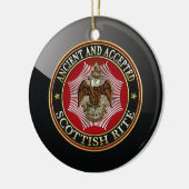 [200] Scottish Rite Double-headed Eagle Keramikornament (Links)