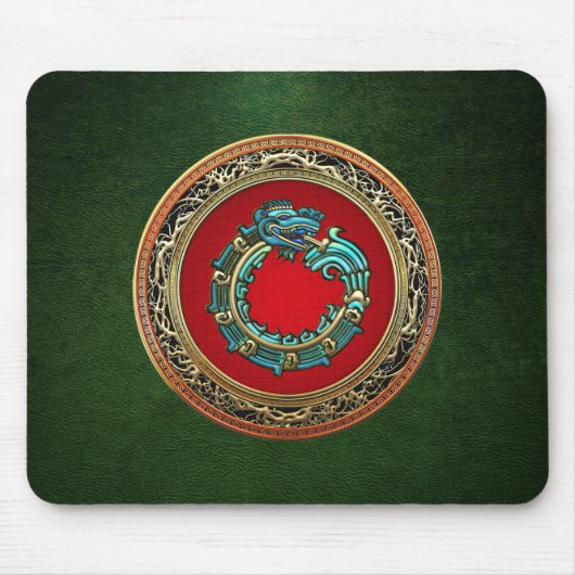 [200] Serpent God Quetzalcoatl [Jade] Mousepad (Vorne)