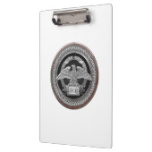 [200] Silberrömischer Kaiseradler über Medallion Klemmbrett (Links)