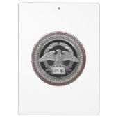 [200] Silberrömischer Kaiseradler über Medallion Klemmbrett (Rückseite)