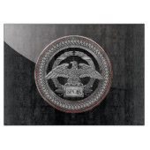 [200] Silberrömischer Kaiseradler über Medallion Schneidebrett (Vorderseite)