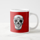 [200] Silver Human Skull Jumbo-Tasse (Rechts)