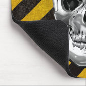 [200] Silver Human Skull Mousepad (Ecke)