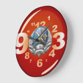 [200] SOWT-Emblem Große Wanduhr (Winkel)