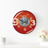[200] SOWT-Emblem Große Wanduhr (Zuhause)