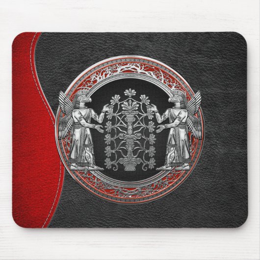 [200] Two Silver Ninurtas with Tree of Life Mousepad (Vorne)