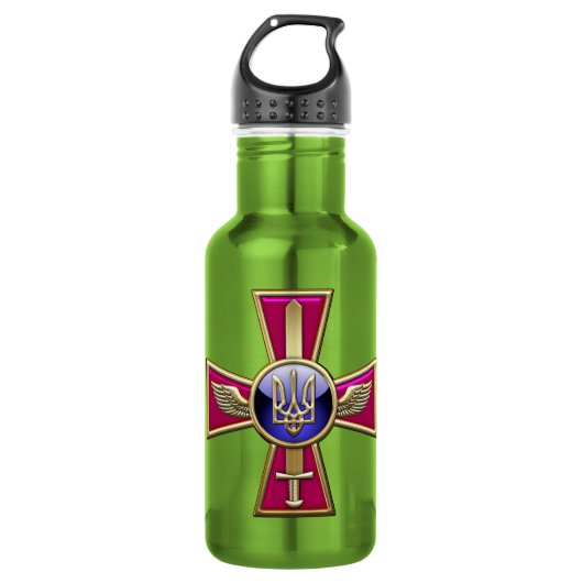 [200] Ukraine Air Force Emblem Trinkflasche (Vorderseite)