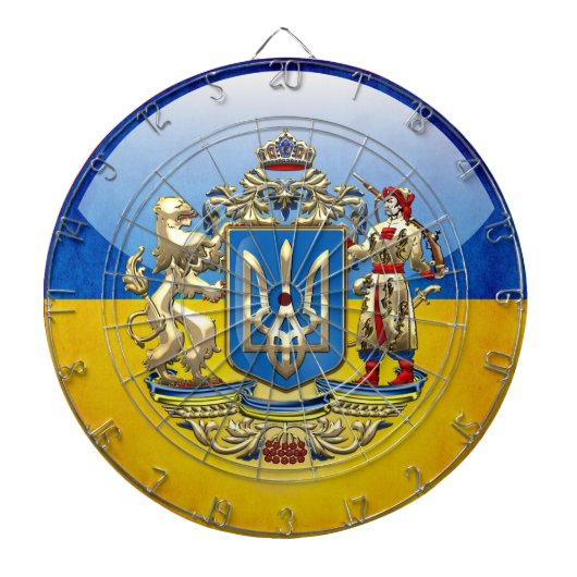 [200] Ukraine: Proposed Greater Coat of Arms Dartscheibe (vorne)