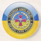 [200] Ukrainische Armed Forces [Special Edition] Sandstein Untersetzer (Vorne)