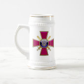 [200] Ukrainische Ground Forces Emblem Bierglas (Links)