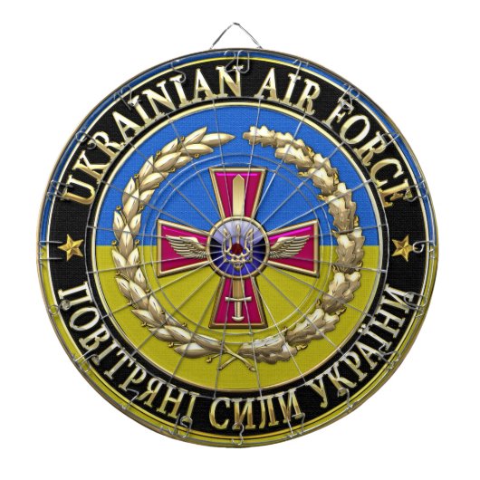 [200] Ukrainische Luftwaffe [Sonderausgabe] Dartscheibe (vorne)