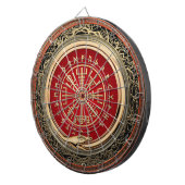 [200] Vegvisir - Viking-Goldmagischer Runic Dartscheibe (Vorderseite rechts)
