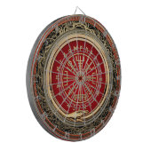 [200] Vegvisir - Viking-Goldmagischer Runic Dartscheibe (Vorderseite Links)