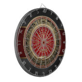 [200] Vegvisir - Viking-Goldmagischer Runic Dartscheibe (Vorderseite Links)