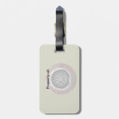 [200] Vegvisir - Viking Silver Magic Runic Compass Gepäckanhänger (Rückseite vertikal)