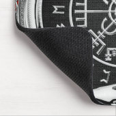 [200] Vegvisir - Viking Silver Magic Runic Compass Mousepad (Ecke)