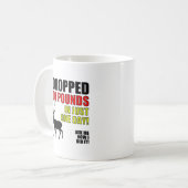 200lbs Funny Junting Tasse (Vorderseite Links)