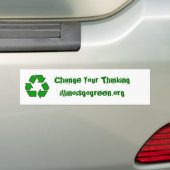 200px-Recycle001.svg, ändern Ihr Thinkingillin… Autoaufkleber (Auf Auto)