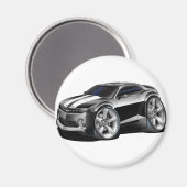 2010-11 Camaro Black-White Car Magnet (Vorderseite/Rückseite)