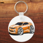 2010-11 Camaro Orange-White Car Schlüsselanhänger (Vorderseite)