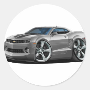 2010-12 Camaro Gray-Black Car Runder Aufkleber