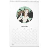2010-2011 ART DECO KALENDER (Feb 2027)