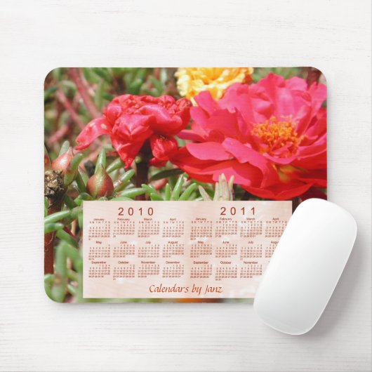 2010-2011 Blumenkalender Mousepad (Mit Mouse)