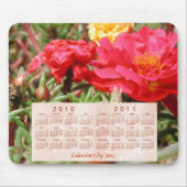 2010-2011 Blumenkalender Mousepad (Vorne)
