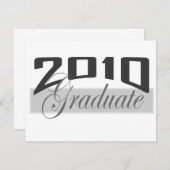 2010 Absolvent Ankündigung (Vorne/Hinten)
