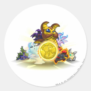 2010 Altador Cup Yooyu Group Runder Aufkleber