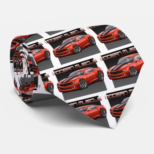 2010_Camaro_Orange Krawatte (Gerollt)