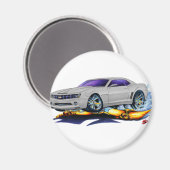 2010 Camaro Silver Car Magnet (Vorderseite/Rückseite)
