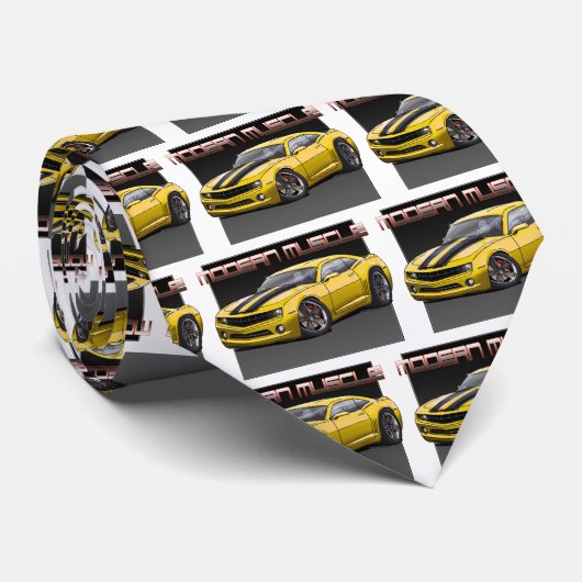 2010_Camaro_Yellow Krawatte (Gerollt)